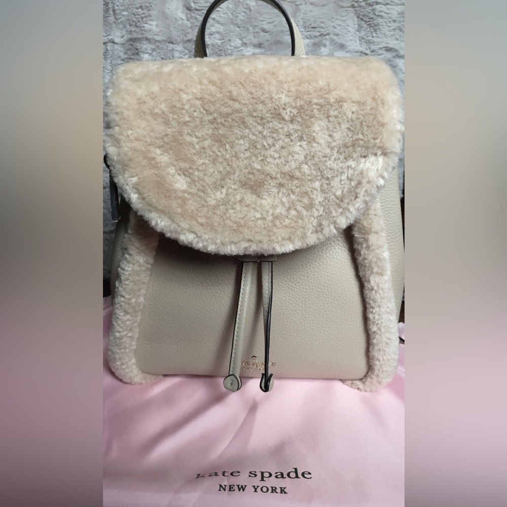 NWT Kate Spade Medium Flap Backpack with Dustbag